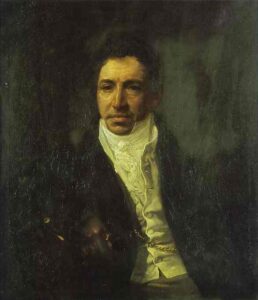 Portrait of the Secretary of State Piotr Kikin by Karl Briullov, hand-painted oil painting reproduction