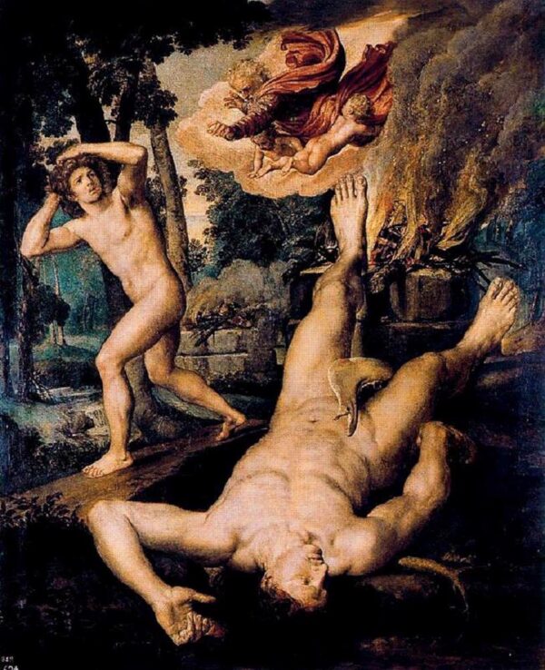 Killing of Abel by Michiel van Coxcie, hand-painted oil painting reproduction