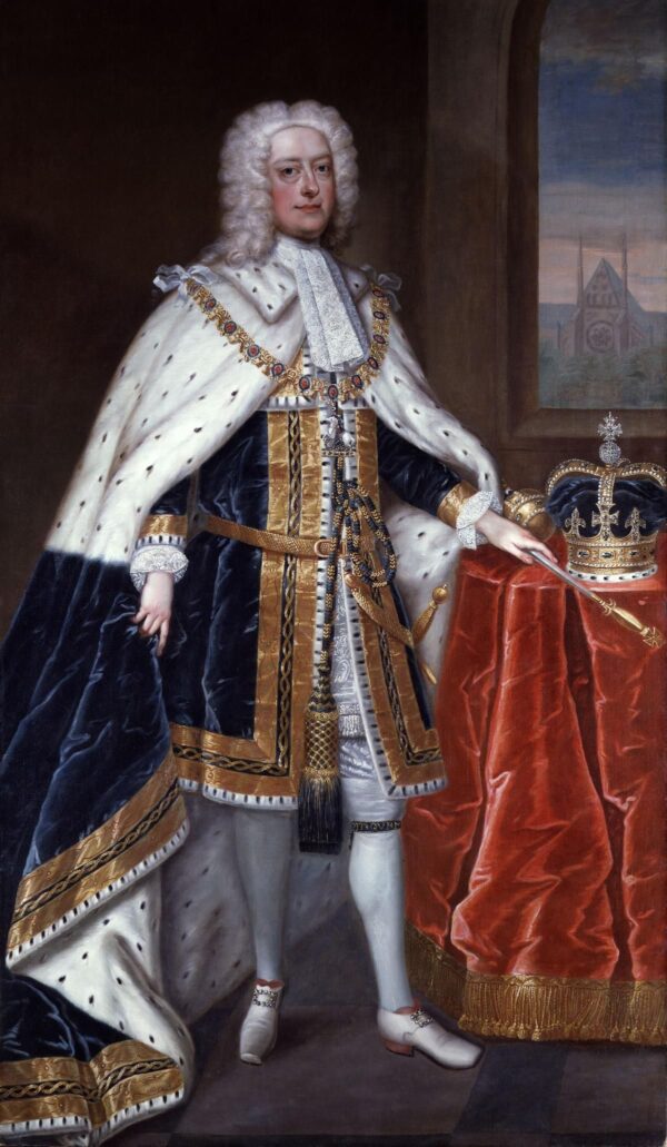 King George II by Charles Jervas, hand-painted oil painting reproduction