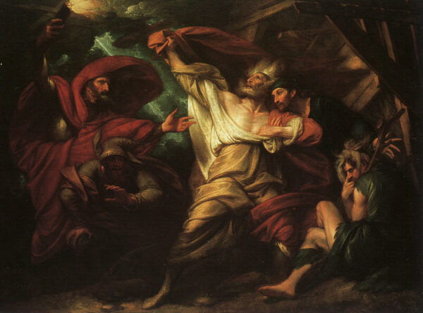 King Lear by Benjamin West, hand-painted oil painting reproduction