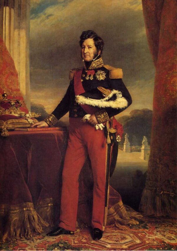 King Louis Philippe by Franz Xavier Winterhalter, hand-painted oil painting reproduction