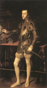 King Philip II by Titian, hand-painted oil painting reproduction