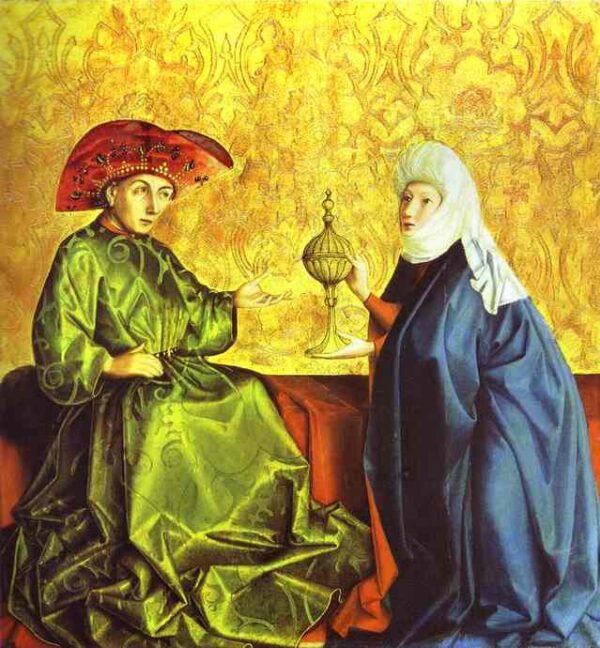 King Solomon and the Queen of Sheba by Konrad Witz, hand-painted oil painting reproduction
