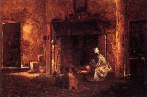 Kitchen at Mount Vernon by Eastman Johnson, hand-painted oil painting reproduction