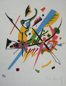 Kleine Welten I by Wassily Kandinsky, hand-painted oil painting reproduction
