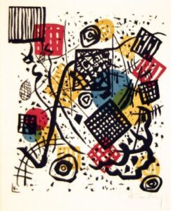 Kleine Welten V by Wassily Kandinsky, hand-painted oil painting reproduction