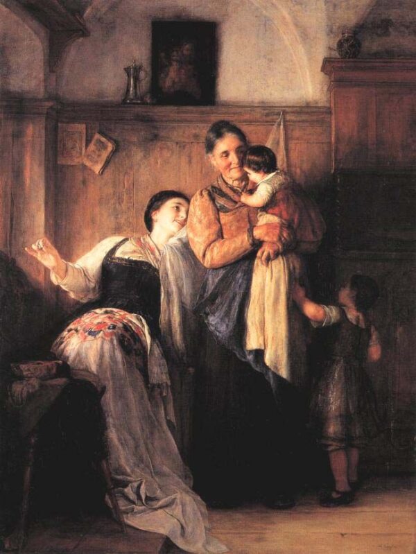 Koukou by Nikolaos Gyzis, hand-painted oil painting reproduction