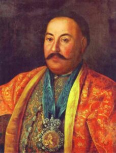 Portrait Of F. Krasnoschiokov by Aleksey Antropov, hand-painted oil painting reproduction