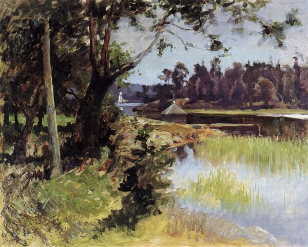 Kulosaaren Salmi by Gunnar Berndtson, hand-painted oil painting reproduction