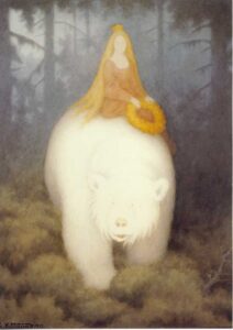 Kvitebjorn – Kong Valemon by Theodor Kittelsen, hand-painted oil painting reproduction