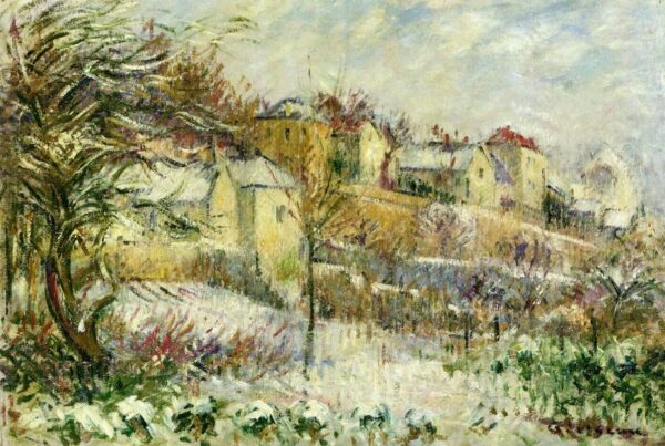 L’Hermitage in Pontoise by Gustave Loiseau, hand-painted oil painting reproduction
