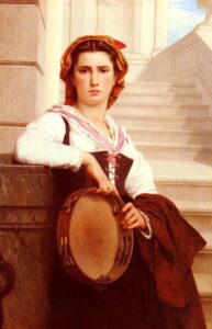 La Bohemienne by Pierre Auguste Cot, hand-painted oil painting reproduction