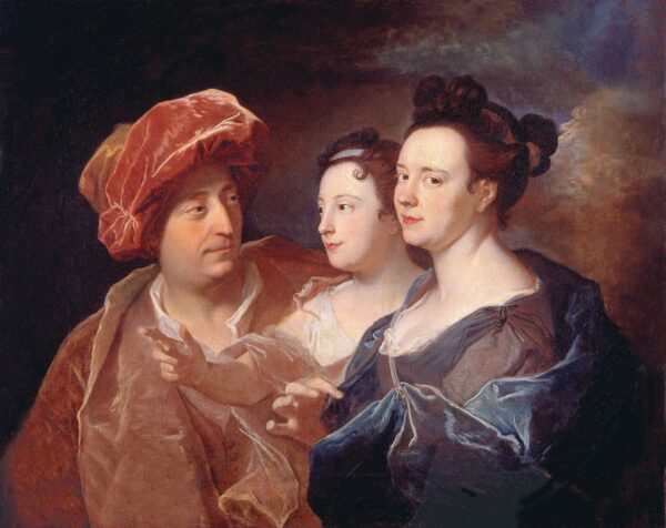 La Famille Laffite by Hyacinthe Rigaud, hand-painted oil painting reproduction