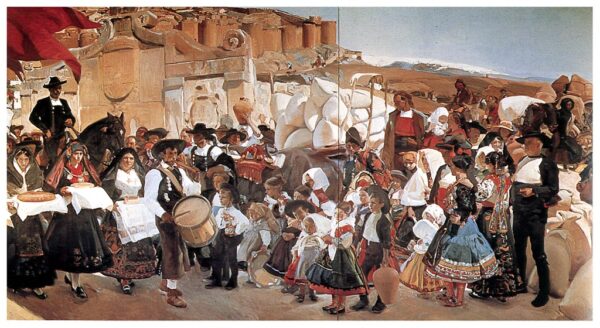 La Fiesta del Pan by Joaquin Sorolla y Bastida, hand-painted oil painting reproduction