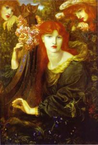 La Ghirlandata by Dante Gabriel Rossetti, hand-painted oil painting reproduction