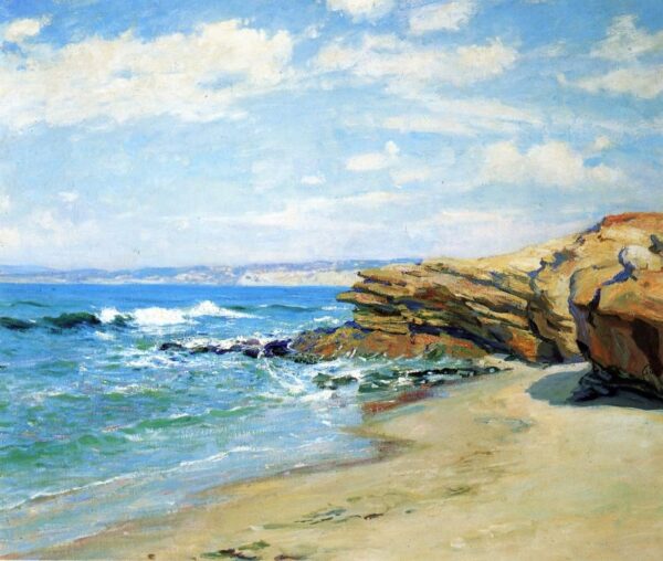 La Jolla Beach by Guy Rose, hand-painted oil painting reproduction