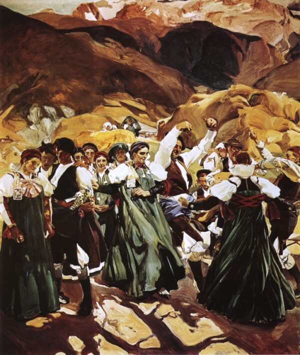 La Jota by Joaquin Sorolla y Bastida, hand-painted oil painting reproduction