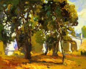 La Loma Bridge Pasadena by Franz Bischoff, hand-painted oil painting reproduction