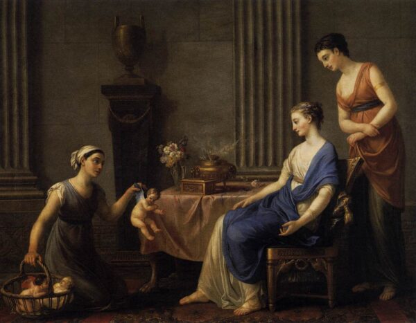 La Marchande d’Amours by Joseph Marie Vien, hand-painted oil painting reproduction