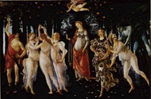 La Primavera by Sandro Botticelli, hand-painted oil reproduction