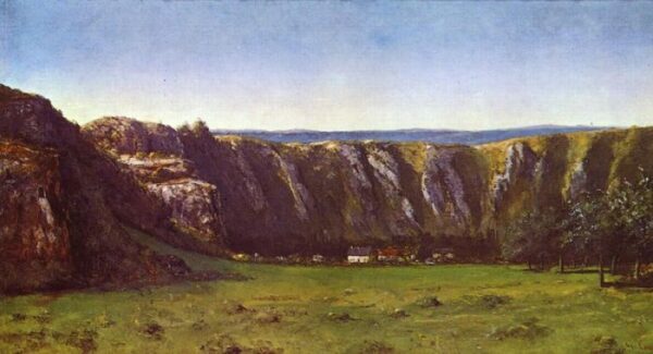 La Roche de dix Heures by Gustave Courbet, hand-painted oil painting reproduction