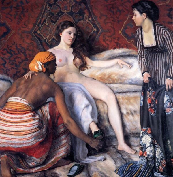 La Toilette by Jean Frédéric Bazille, hand-painted oil painting reproduction