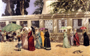 Ladies by Osman Hamdy Bey, hand-painted oil painting reproduction