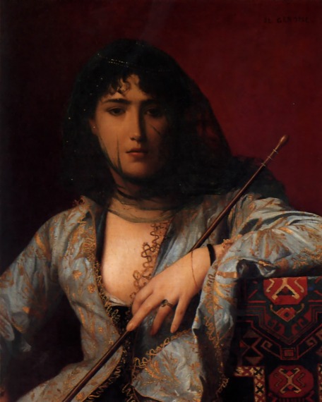 Veiled Circassian Lady by Jean-Léon Gérôme, hand-painted oil reproduction