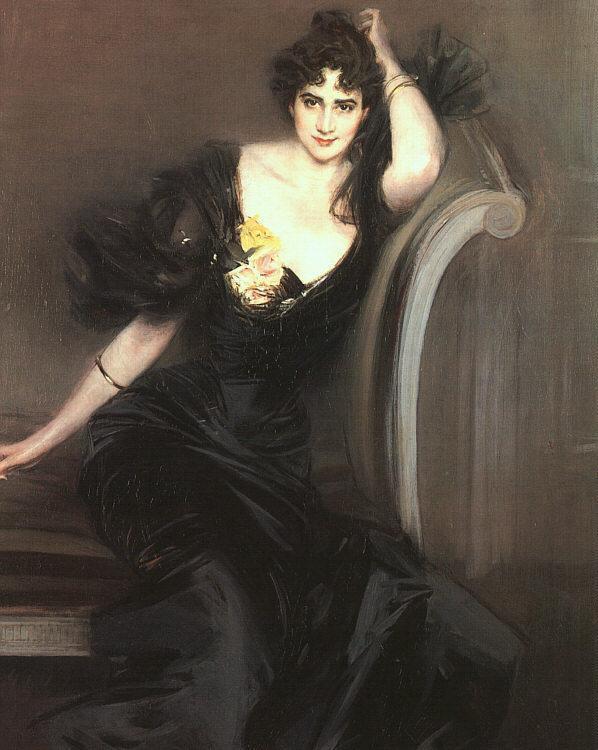 Lady Colin Campbell by Giovanni Boldini, hand-painted oil reproduction