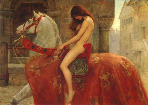 Lady Godiva by John Collier, hand-painted oil reproduction