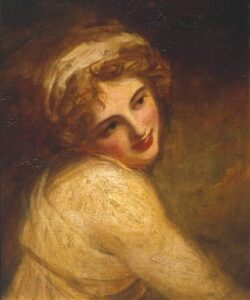 Lady Hamilton (as a Figure in Fortune Telling) by George Romney, hand-painted oil painting reproduction