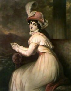 Lady Hamilton as Ambassadress by George Romney, hand-painted oil painting reproduction