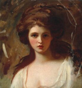 Lady Hamilton as Circe by George Romney, hand-painted oil painting reproduction