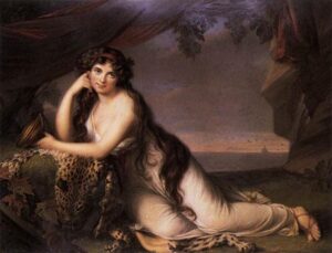 Lady Hamilton as a Bacchante 1803 by Henry Bone, hand-painted oil painting reproduction