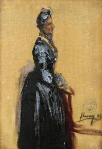 Lady Octavia Shaw-Stewart by John Lavery, hand-painted oil painting reproduction