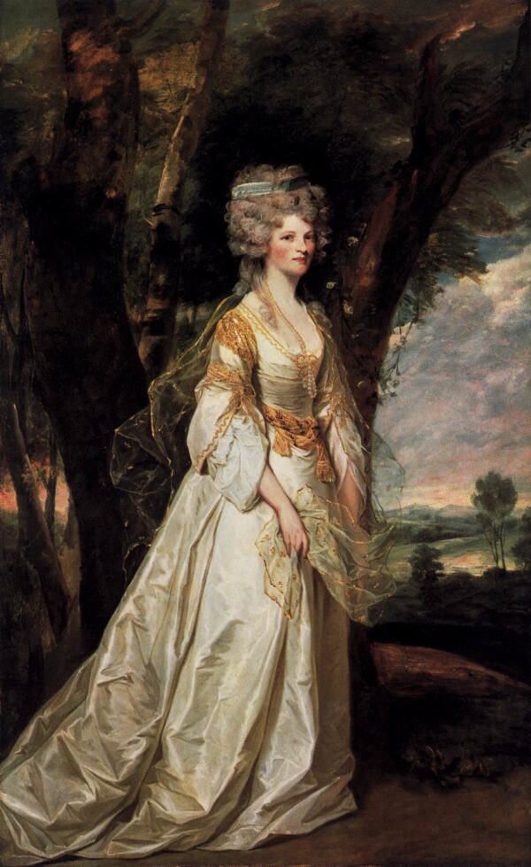 Lady Sunderlin by Joshua Reynolds, hand-painted oil painting reproduction