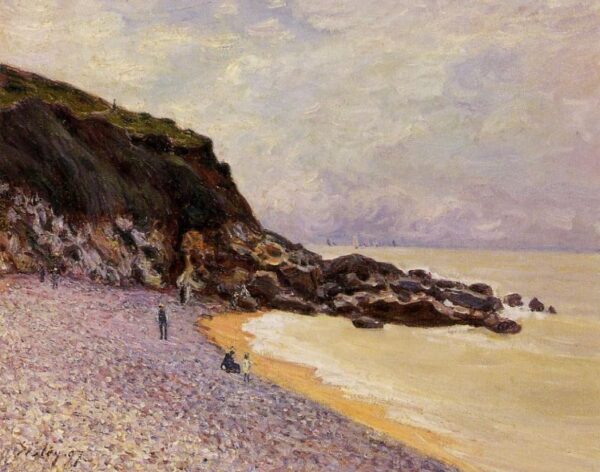 Lady’s Cove before the Storm by Alfred Sisley, hand-painted oil painting reproduction