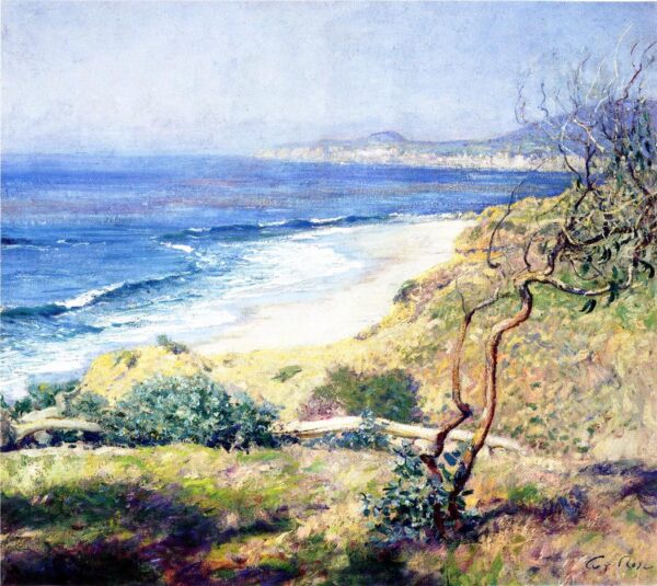 Laguna Shores by Guy Rose, hand-painted oil painting reproduction