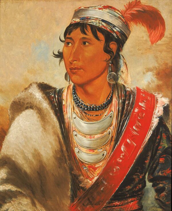 Lah shee, The Licker by George Catlin, hand-painted oil painting reproduction