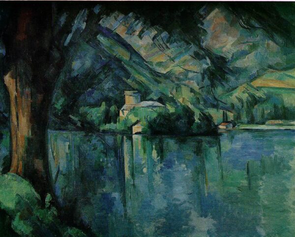Lake Annecy by Paul Cézanne, hand-painted oil painting reproduction