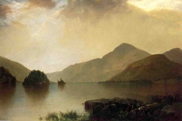 Lake George by John Frederick Kensett, hand-painted oil painting reproduction