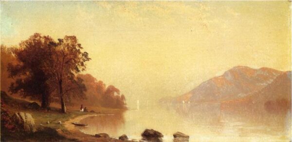 Lake George by Alfred Thompson Bricher, hand-painted oil painting reproduction