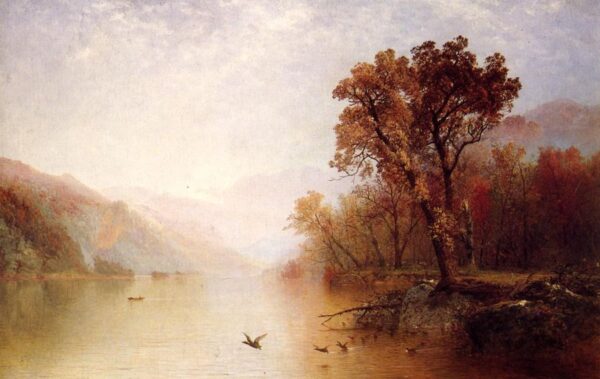 Lake George II by John Frederick Kensett, hand-painted oil painting reproduction