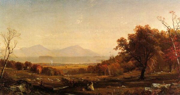Lake George from Bolton by Alfred Thompson Bricher, hand-painted oil painting reproduction