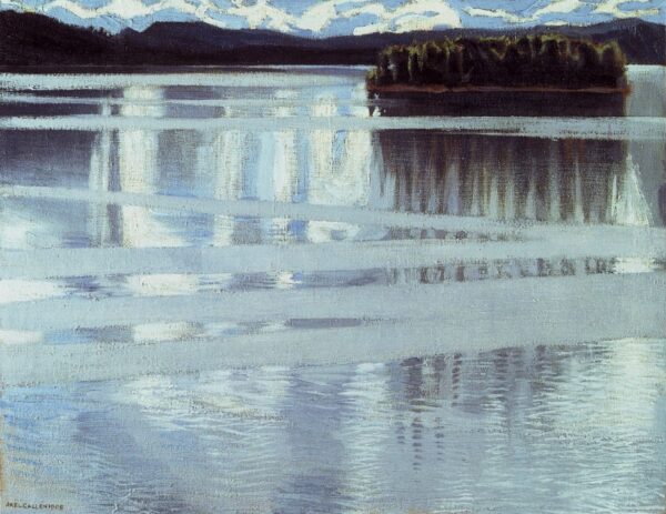 Lake Keitele by Akseli Gallen-Kallela, hand-painted oil painting reproduction