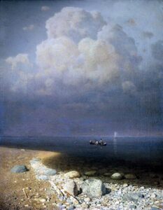 Lake Ladoga 1873 by Arkhip Kuindzhi, hand-painted oil painting reproduction