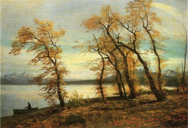 Lake Mary, California by Albert Bierstadt, hand-painted oil painting reproduction