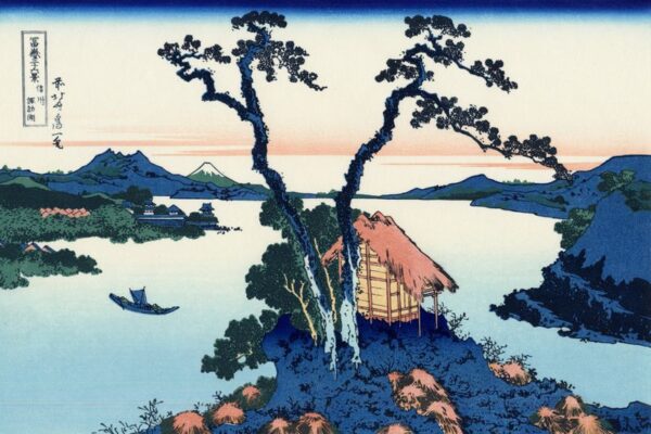 Lake Suwa In The Shinano Province by Katsushika Hokusai, hand-painted oil painting reproduction