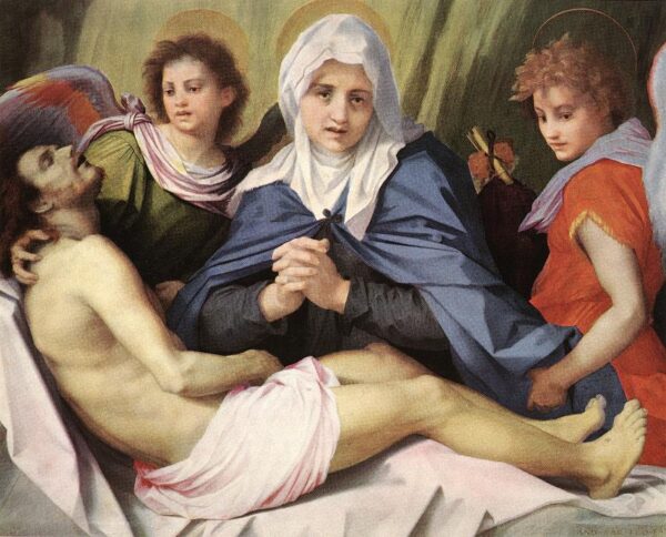 Lamentation of Christ by Andrea del Sarto, hand-painted oil painting reproduction