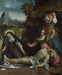 Lamentation over the Body of Christ by Dosso Dossi, hand-painted oil painting reproduction